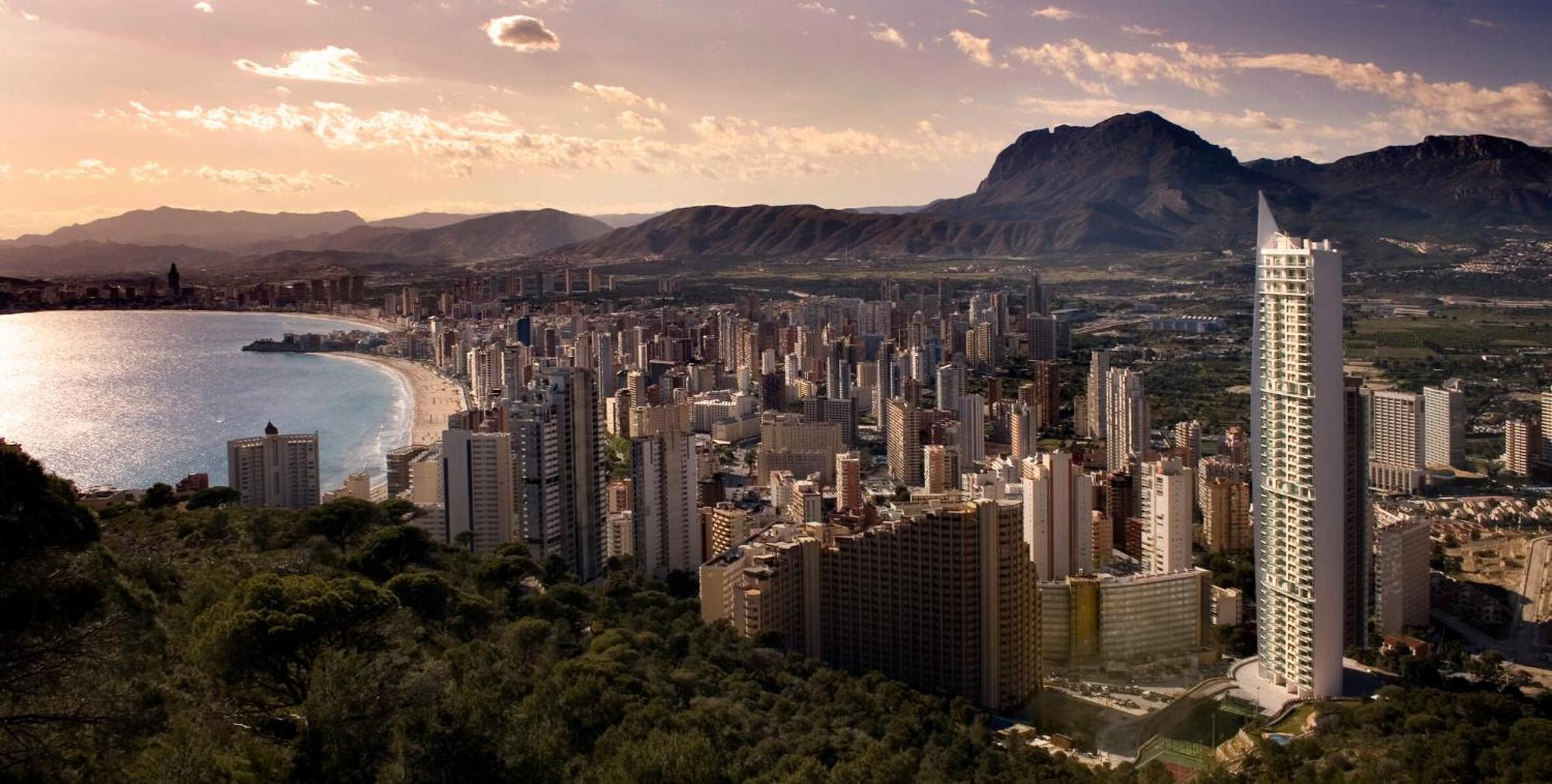 Skyscraper Apartment With Panoramic Views - Floor 38 Benidorm Eksteriør billede