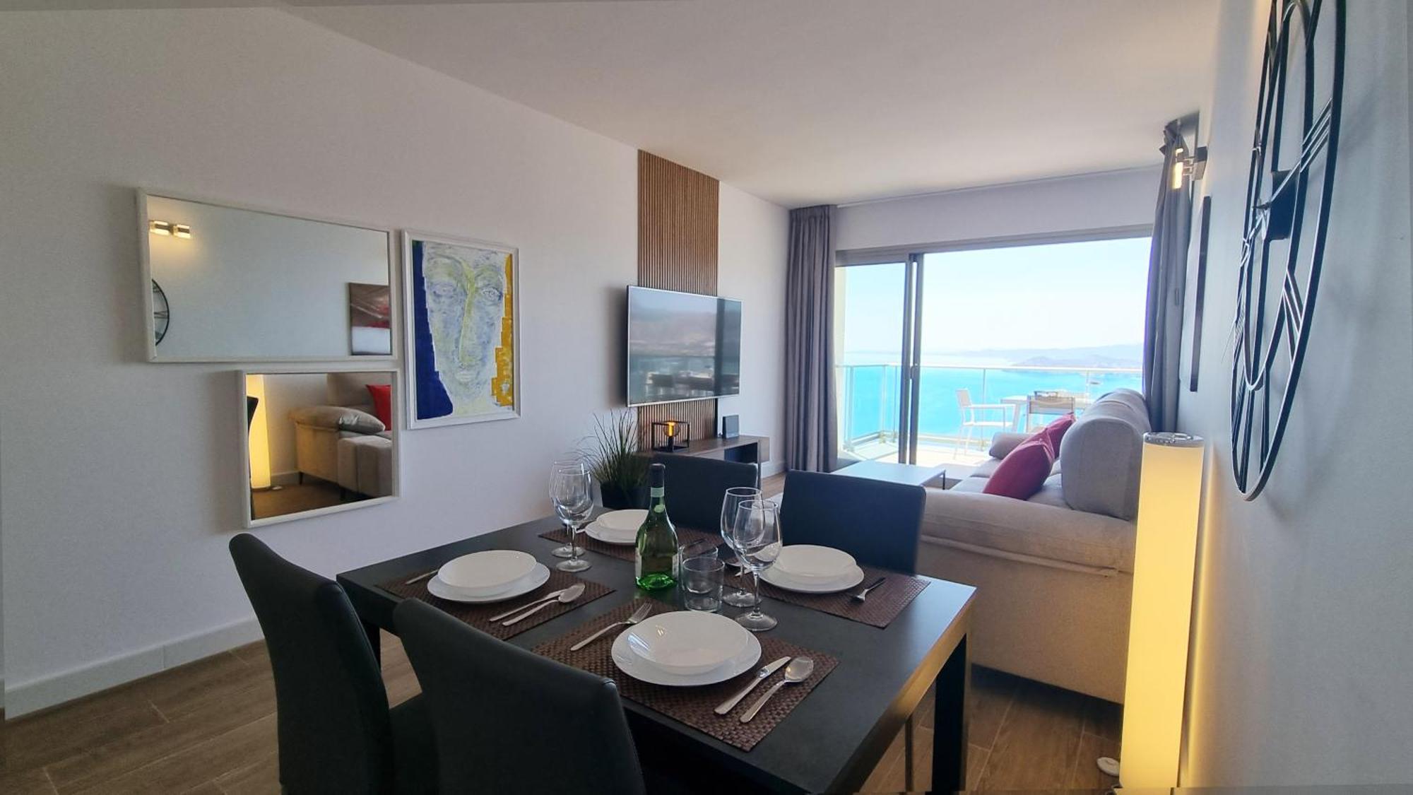 Skyscraper Apartment With Panoramic Views - Floor 38 Benidorm Eksteriør billede