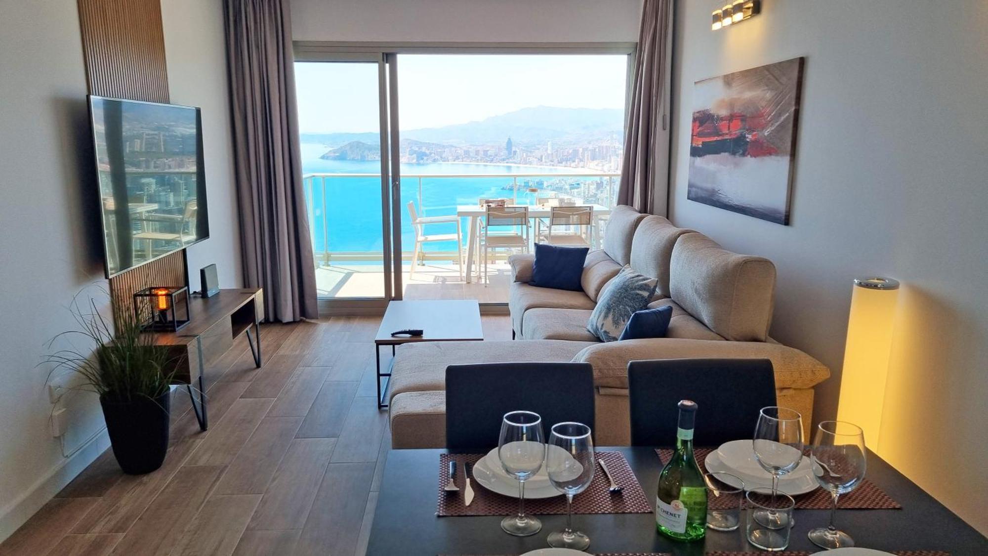Skyscraper Apartment With Panoramic Views - Floor 38 Benidorm Eksteriør billede