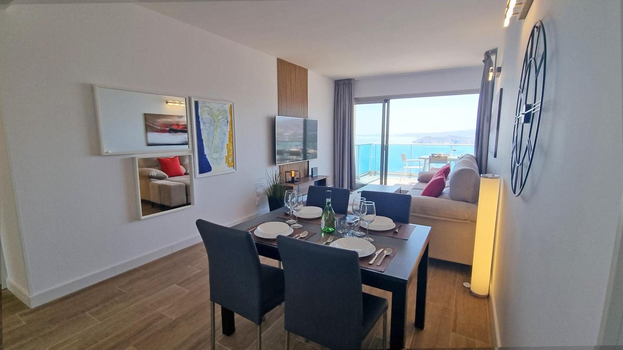 Skyscraper Apartment With Panoramic Views - Floor 38 Benidorm Eksteriør billede