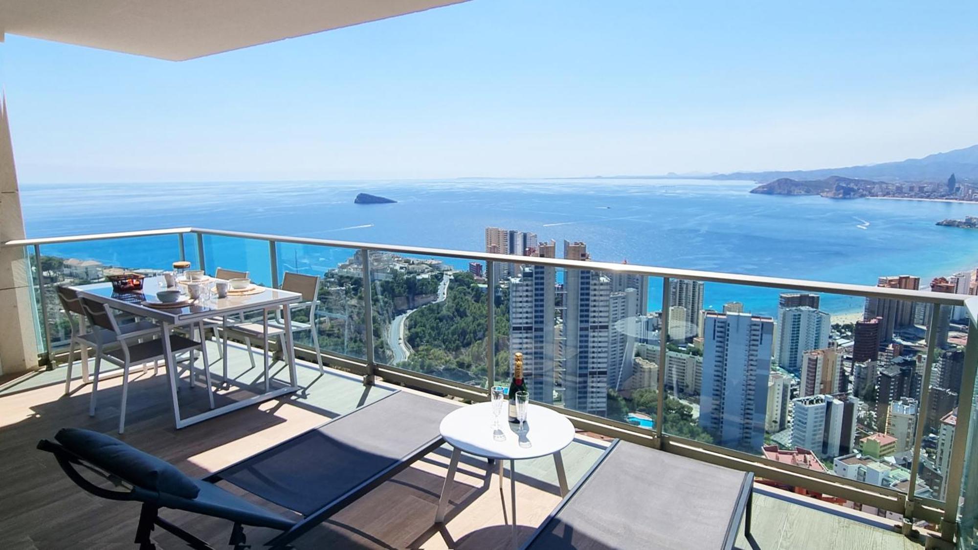 Skyscraper Apartment With Panoramic Views - Floor 38 Benidorm Eksteriør billede